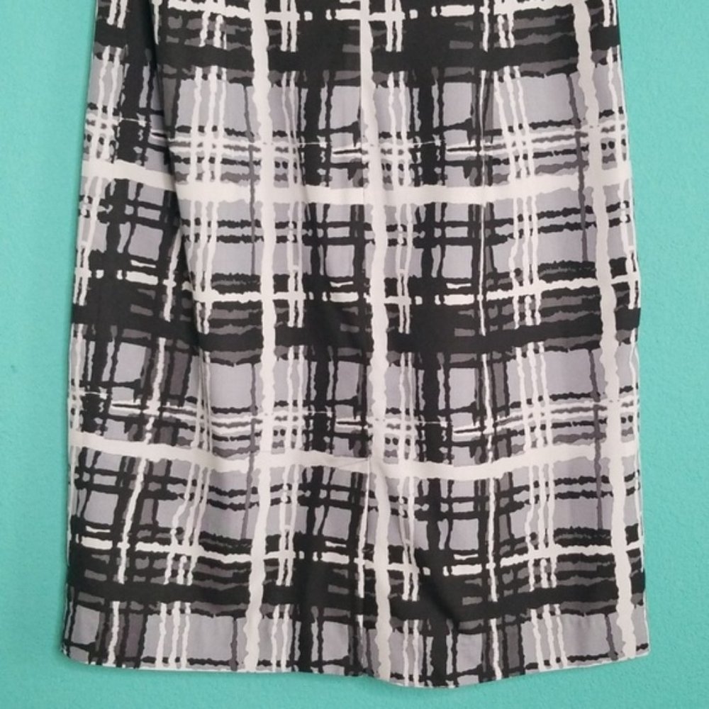 {Pure Collection} Gray Black White Shift Dress - image 5